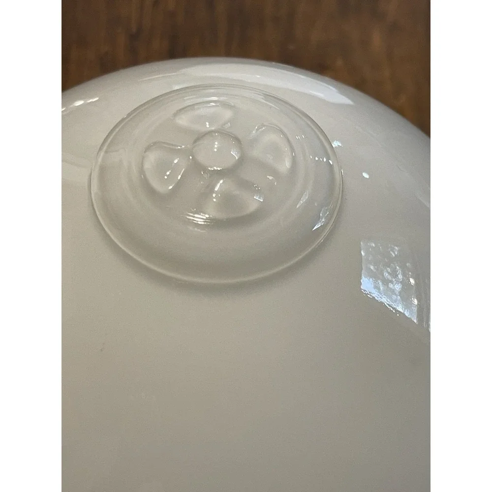 Antique X-Large Acorn Glass Shade Globe Schoolhouse Fixture Pendant 5